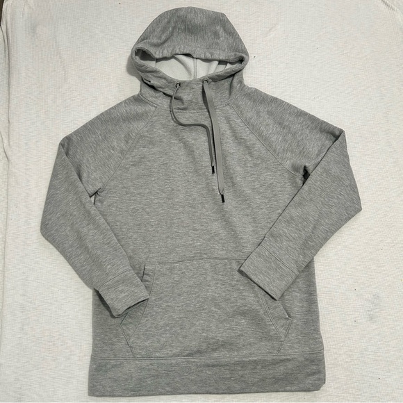 Athleta Incline‎ Hoodie Womens Small Gray Pullover Long Sleeve Relax - Picture 1 of 6